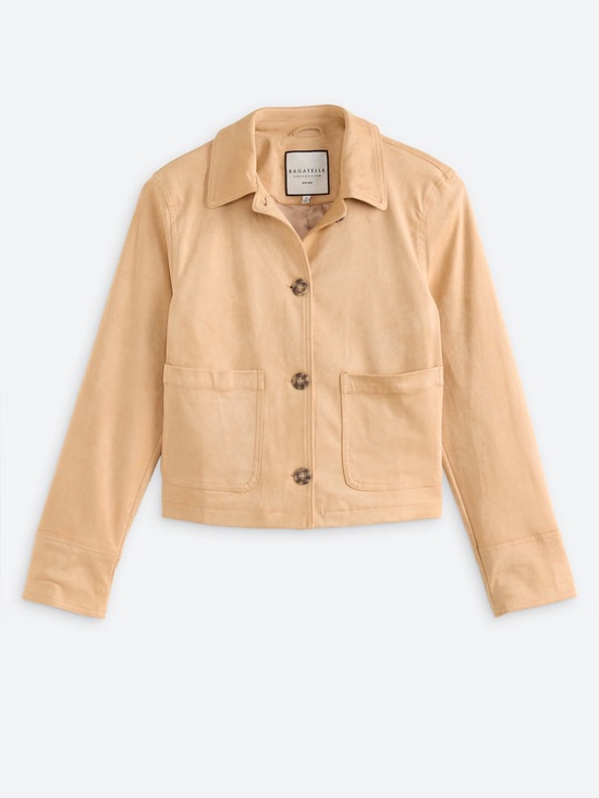 Bagatelle Collection Jackets & Blazers - NWT (Size M) BAGATELLE
Suede Collared Jacket